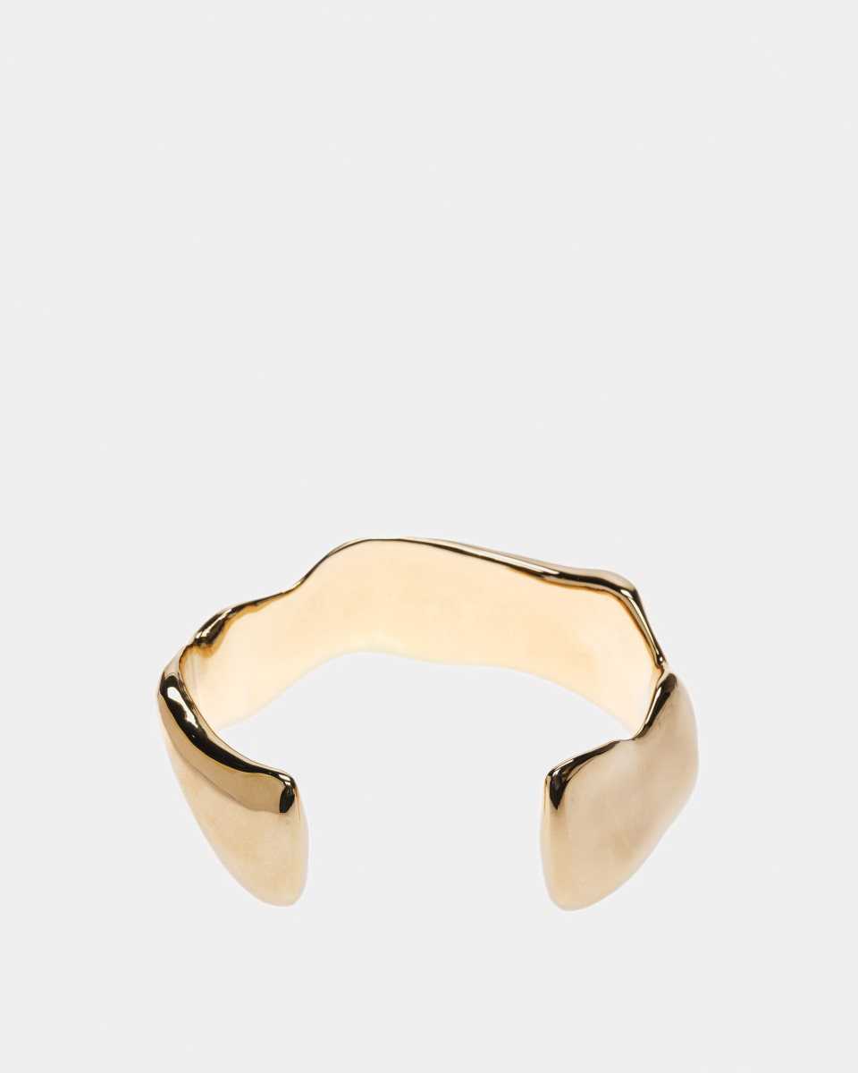 Bally Chunky Cuff Bangle Gold | HIDAR0579