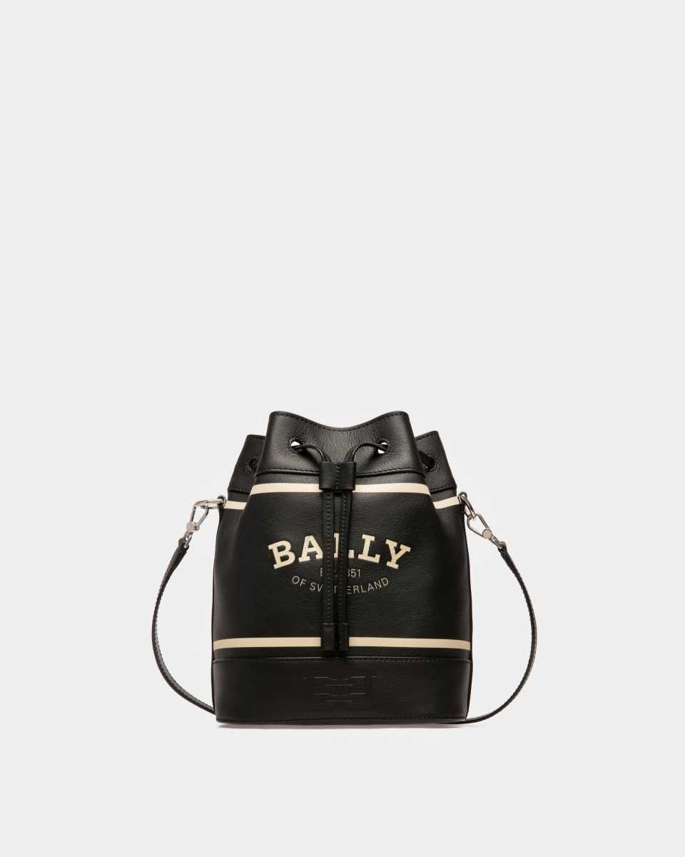 Bally Cleoh Fabric Bucket Bag Brown | BULHI9140