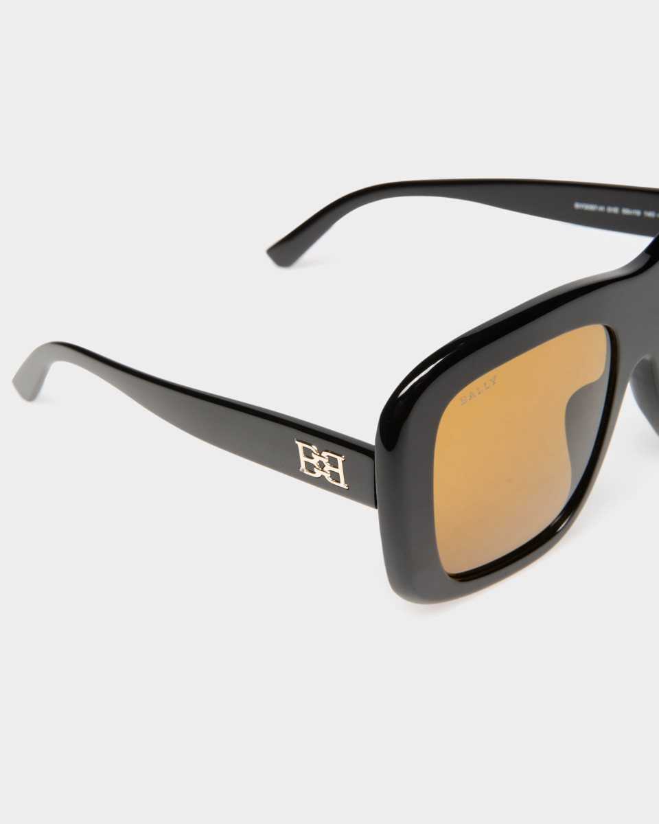 Bally Constance Acetate Sunglasses Black | XOHBW0732