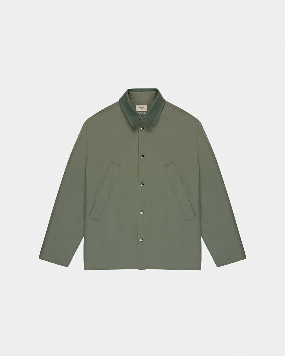 Bally Cotton Jacket Green | BVGED2873