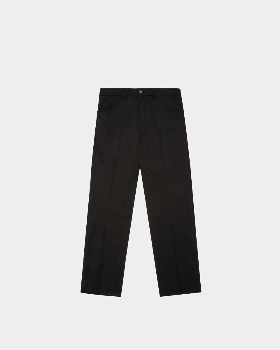 Bally Cotton Mix Trousers Cotton Mix Trousers Black | IWDTZ8097