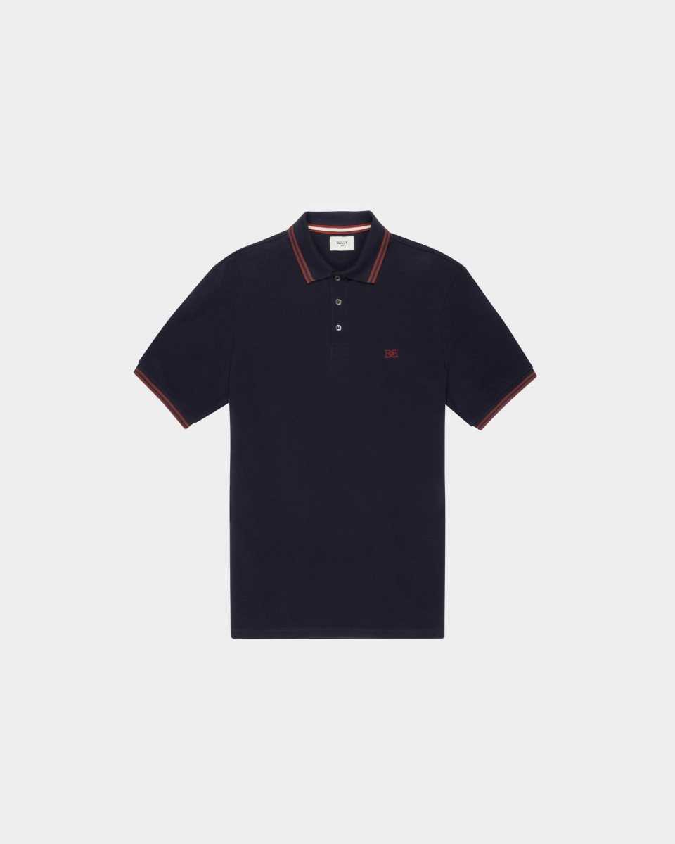 Bally Cotton Polo Blue | XRPHK1269