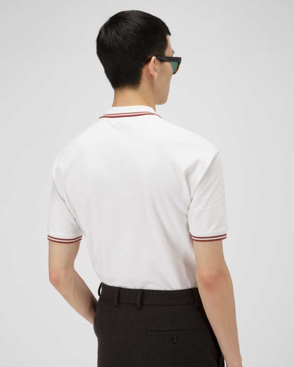 Bally Cotton Polo White | AWVPQ8152