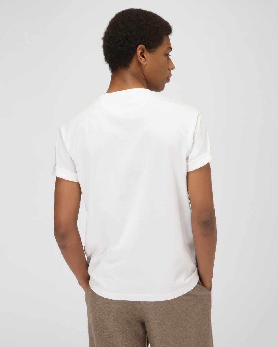 Bally Cotton T-Shirt White | CANHX4291