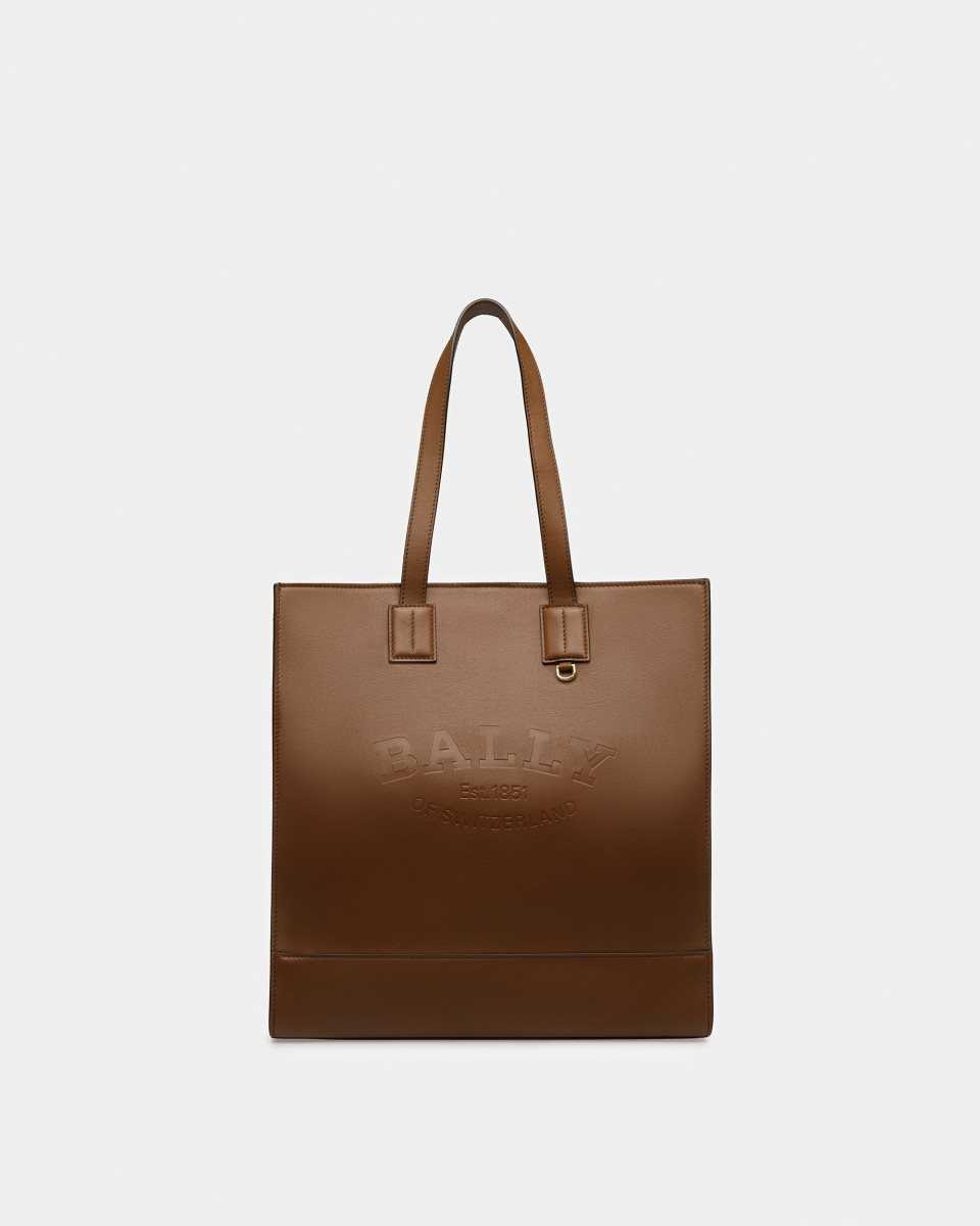 Bally Crystalia Fabric Tote Brown | IXVYW6341