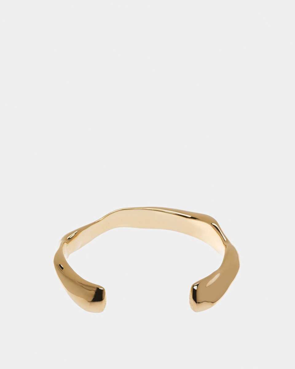 Bally Cuff Bangle Gold | QDLMT6158