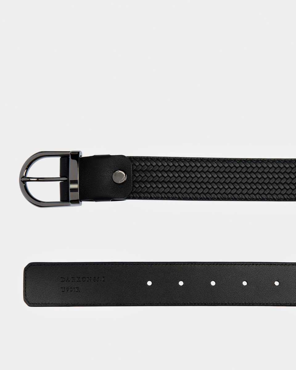 Bally Darkon Leather Belt Black | KJVGW1486