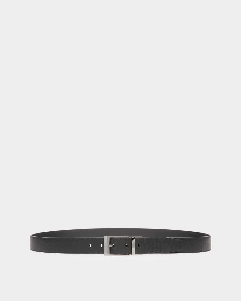 Bally Darkon Leather Belt Black | KJVGW1486