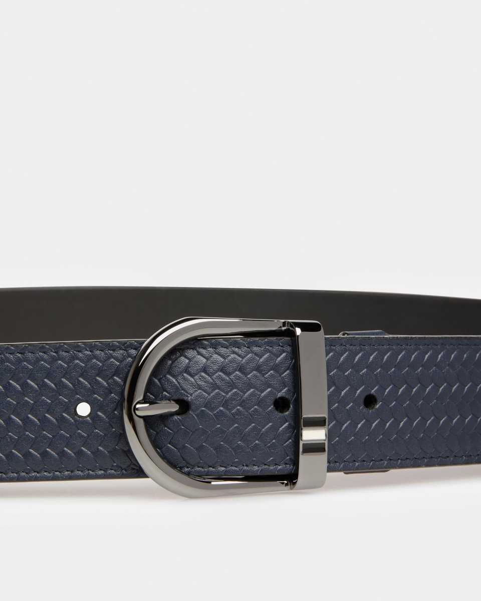 Bally Darkon Leather Belt Black | ONZPV4158