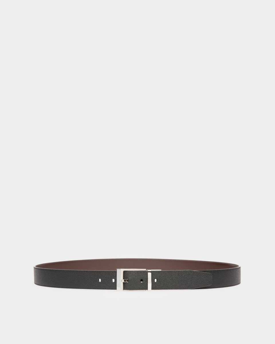 Bally Darkon Leather Belt Black | ONZPV4158