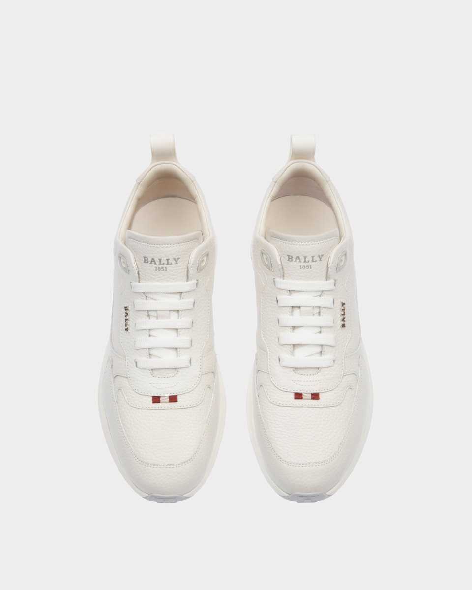 Bally Dave Leather Sneakers White | BOFXP0972