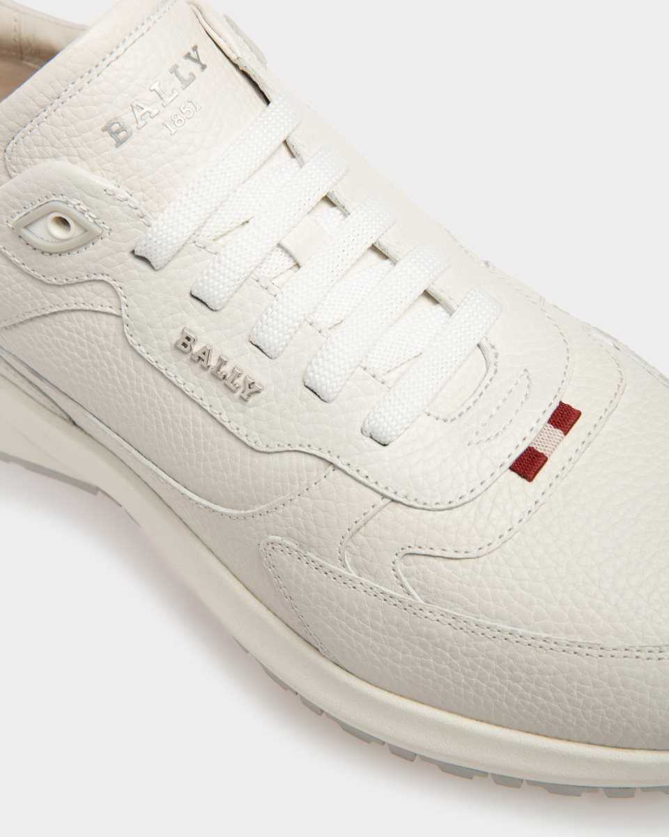 Bally Dave Leather Sneakers White | BOFXP0972