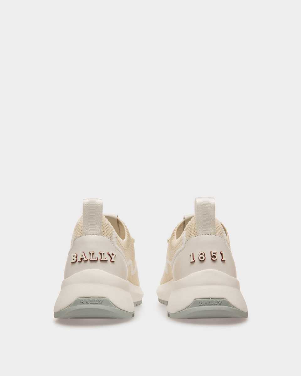 Bally Davyn Mesh And Leather Sneakers White | QNUOE0374