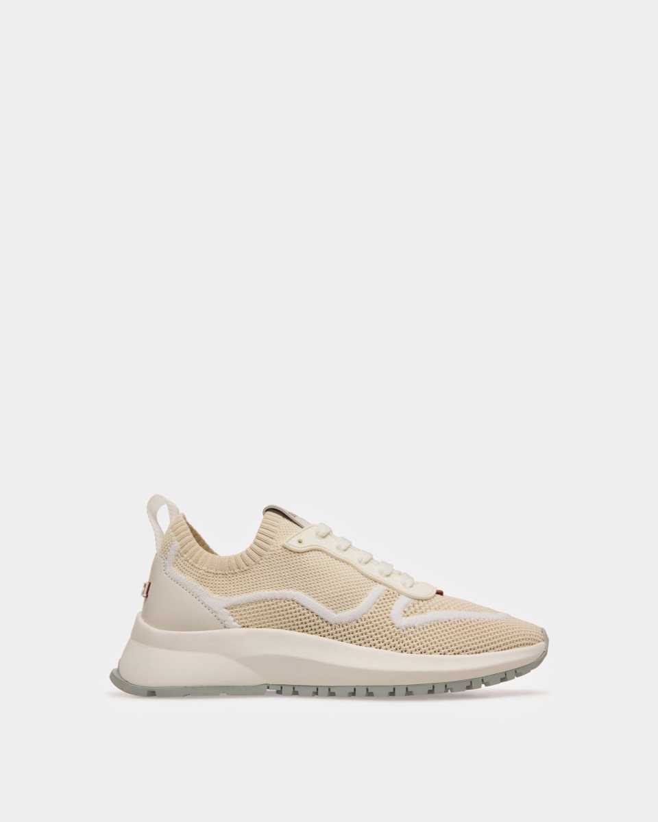 Bally Davyn Mesh And Leather Sneakers White | QNUOE0374