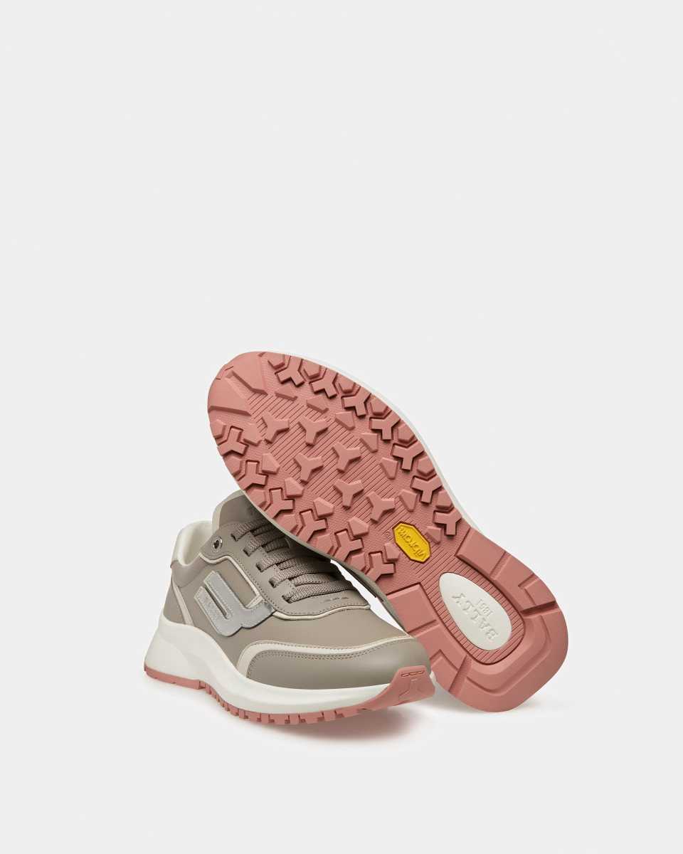 Bally Demmy Leather Sneakers Grey | SIDHF2380