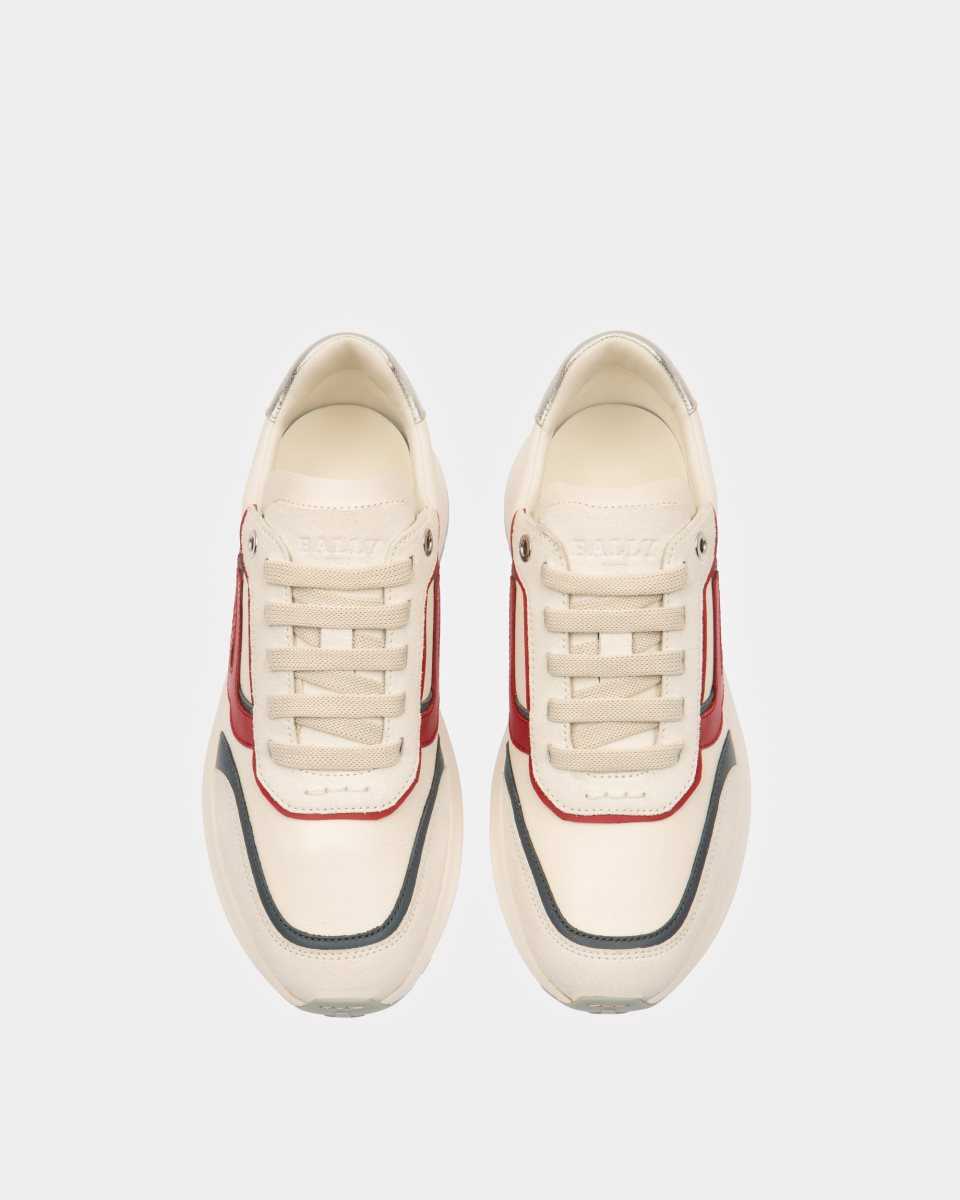 Bally Demmy Leather Sneakers White | DBWGK3510