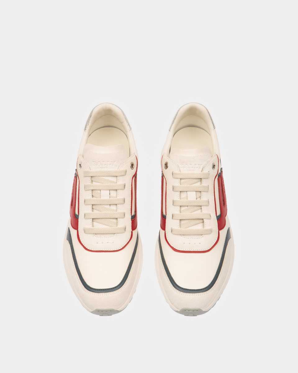 Bally Demmy Leather Sneakers White | LJDFN4217