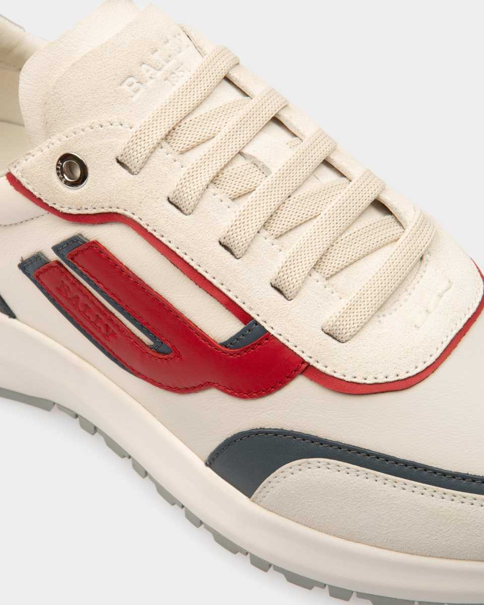 Bally Demmy Leather Sneakers White | LJDFN4217