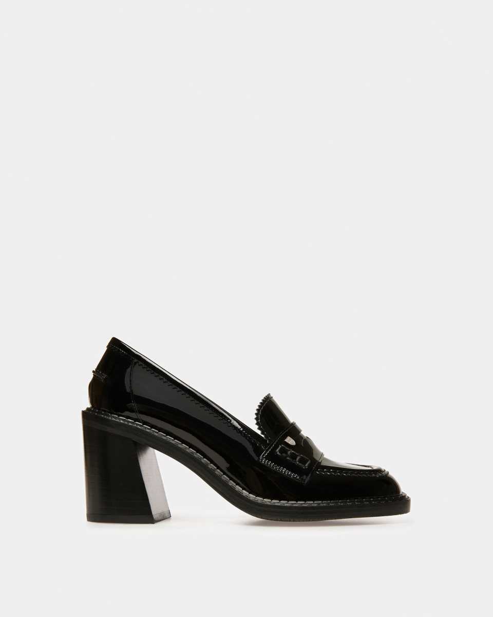 Bally Elly Leather Moccasins Black | IZHRN0347