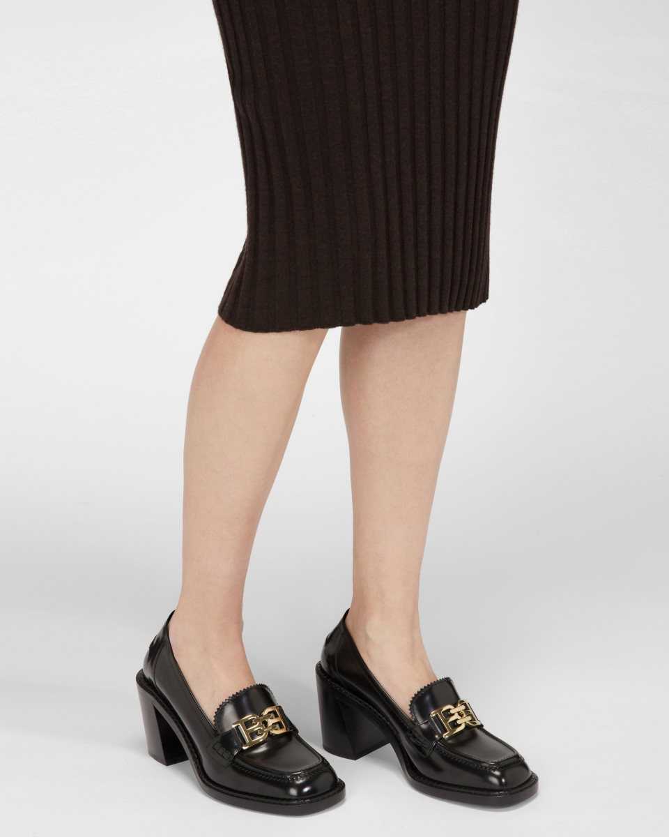 Bally Ellyane Leather Pumps Black | ZBWJO8729