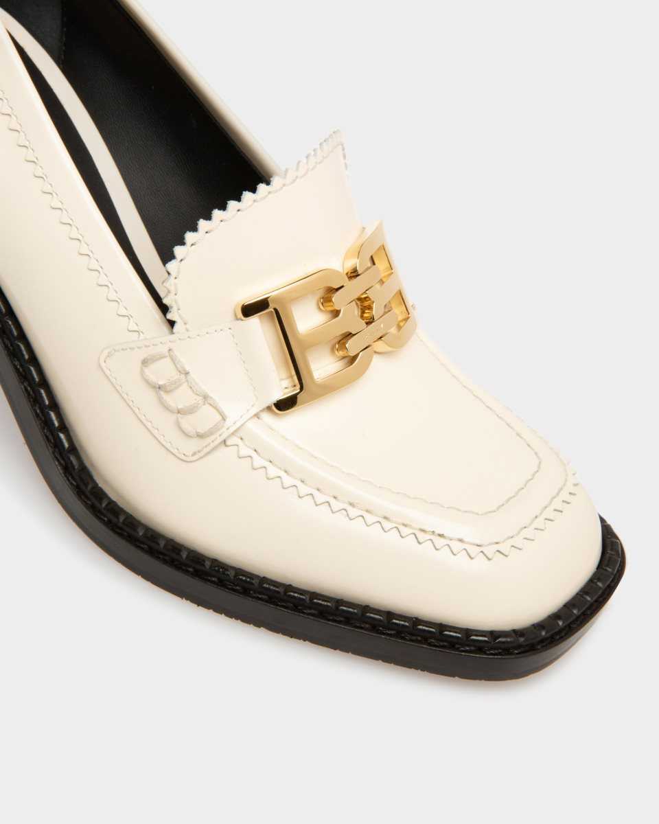 Bally Ellyane Leather Pumps White | ERFYO7241