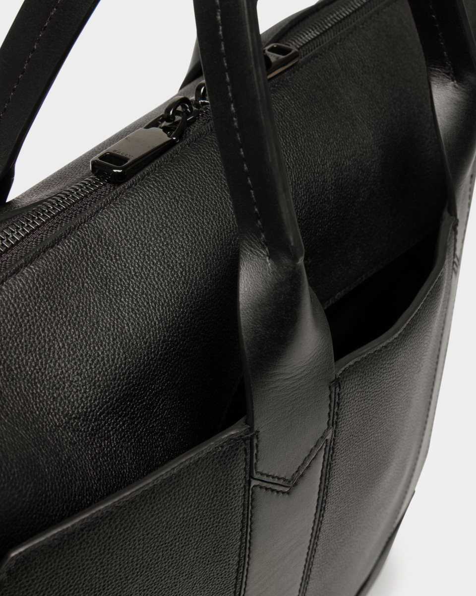 Bally Elter Leather Business Bag Black | PBUKZ2493