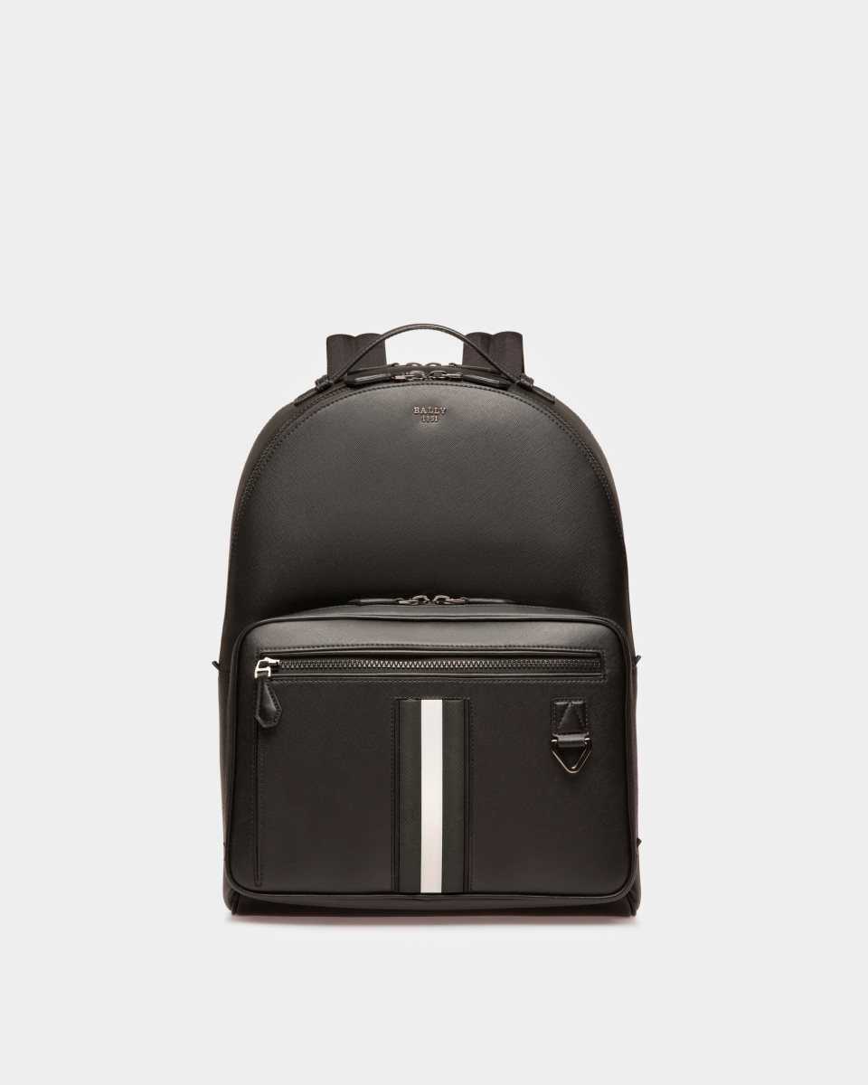 Bally Elter Leather Business Bag Black | SBVMK7924