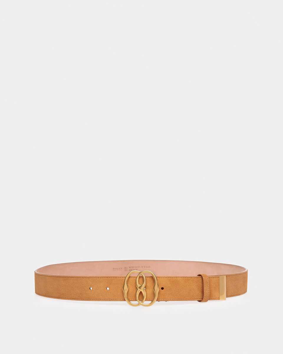 Bally Emblem Leather 35mm Belt Black | KNWOA7042