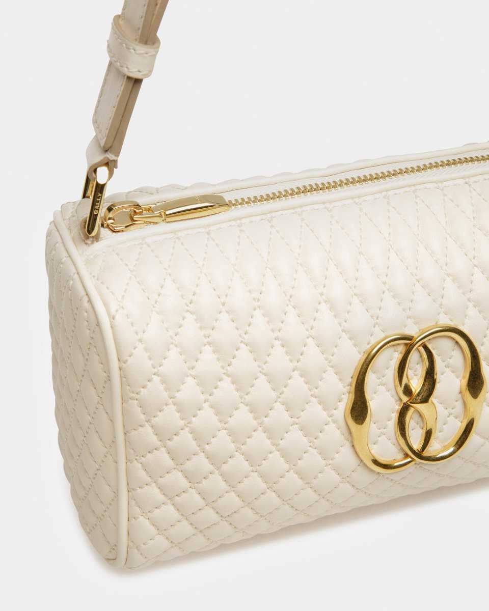 Bally Emblem Minibag White | OJUHP8432