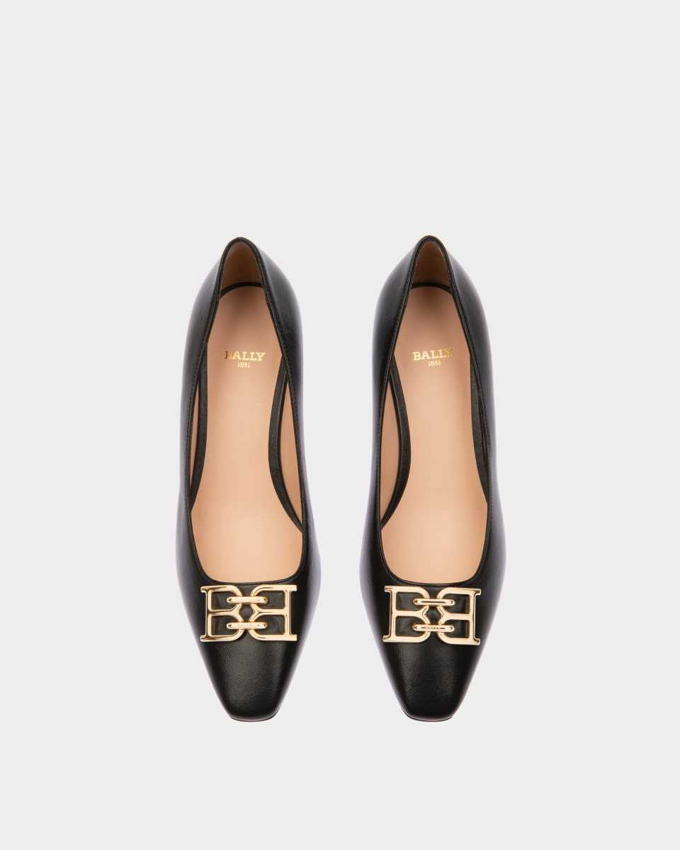 Bally Evanca Leather Pumps Black | BXOUJ3458