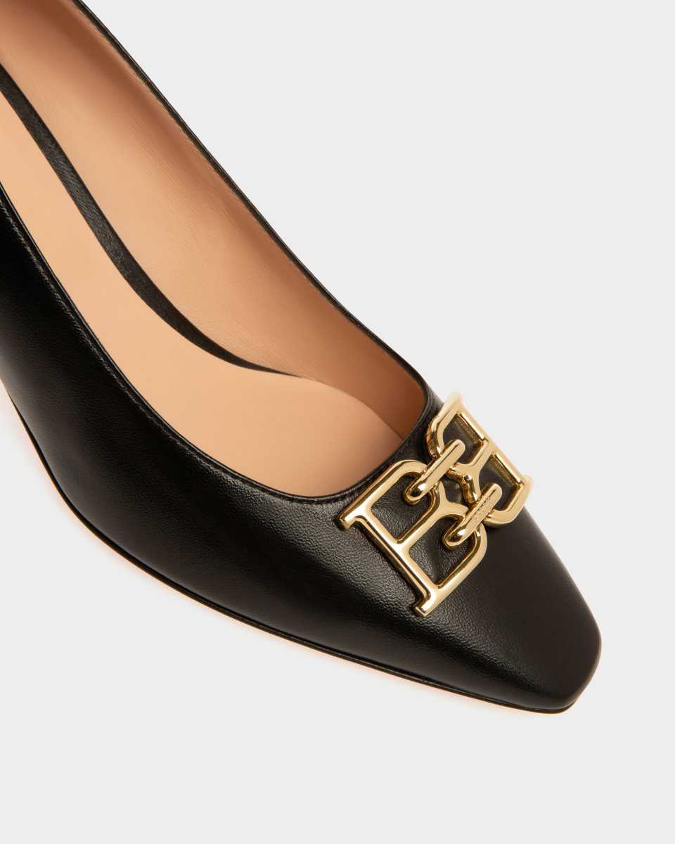 Bally Evanca Leather Pumps Black | BXOUJ3458