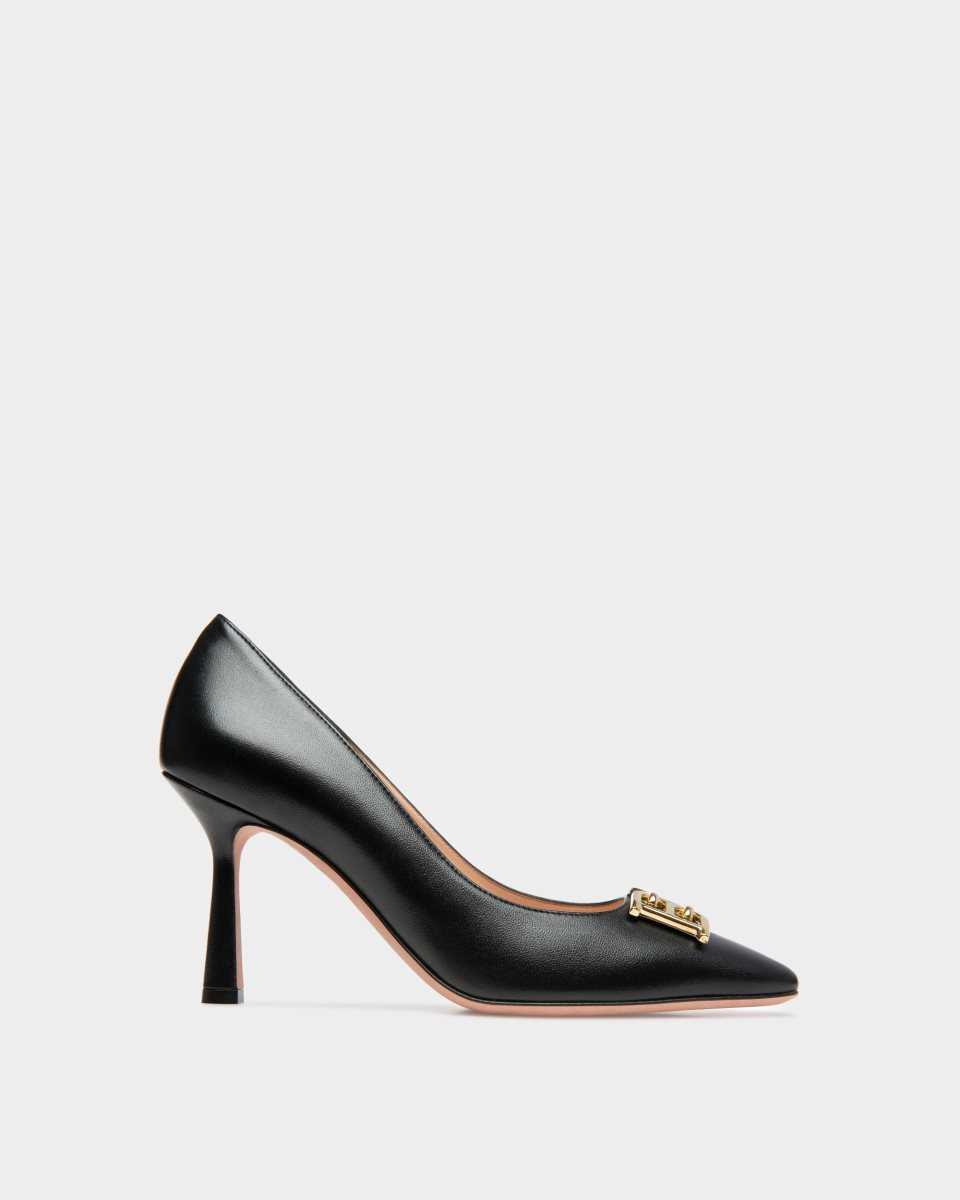 Bally Evanca Leather Pumps Black | BXOUJ3458