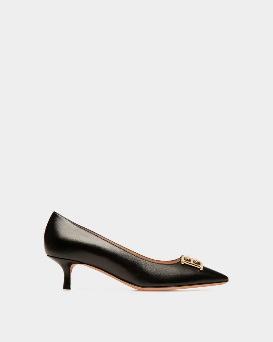 Bally Evanca Leather Pumps Black | BXOUJ3458