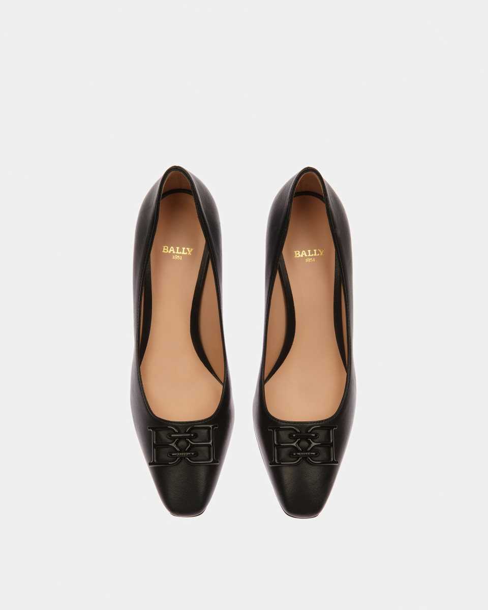 Bally Evanca Leather Pumps Black | NTDGO2465