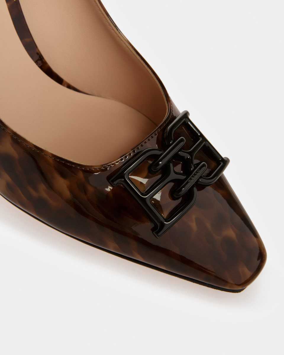 Bally Evanca Leather Pumps Brown | MXRPD3670