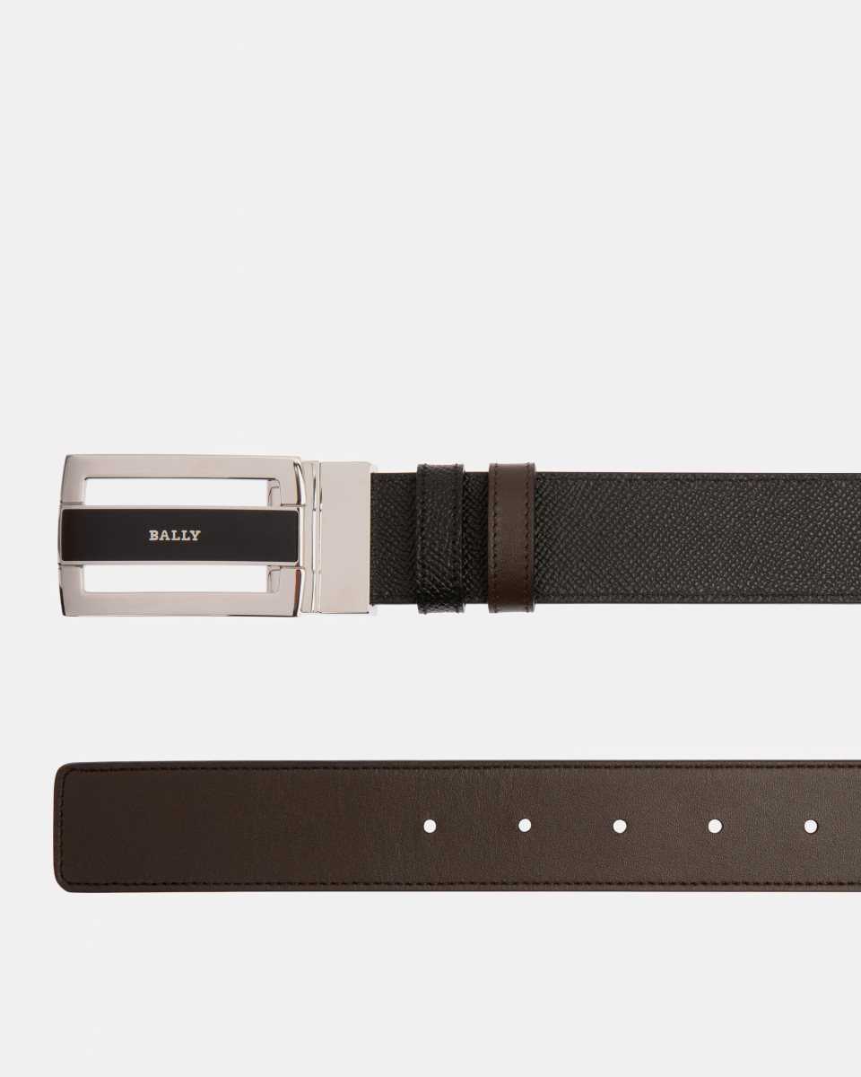 Bally Fabazia Leather 35mm Belt Black | XRGJO4085