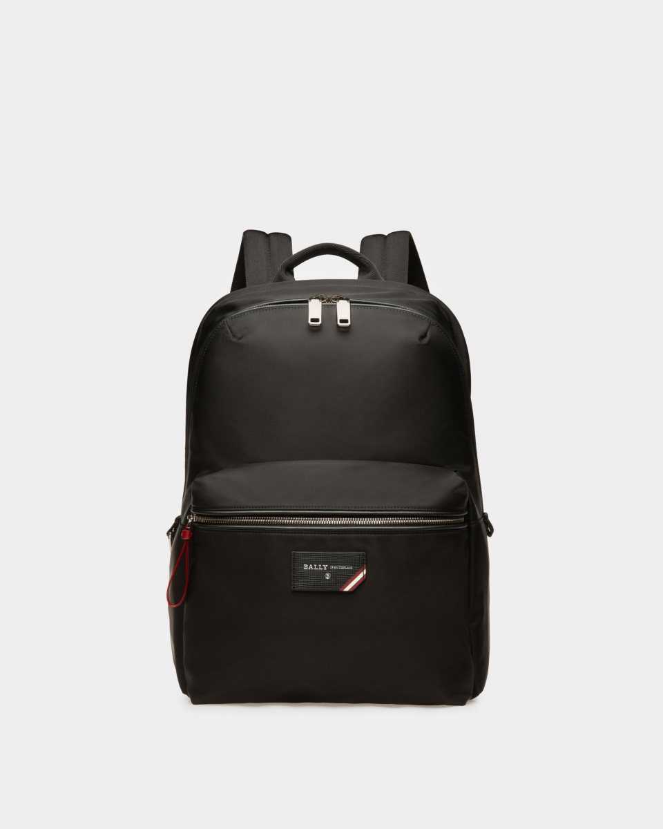 Bally Fiji Techno Nylon Reporter Bag Black | NLSBW9653