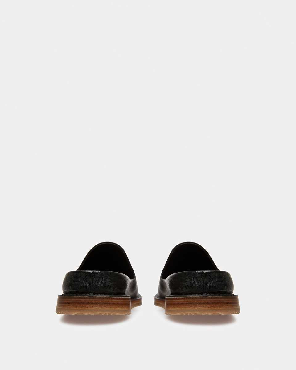 Bally Fosko Leather Slippers Black | ZUVXS1703