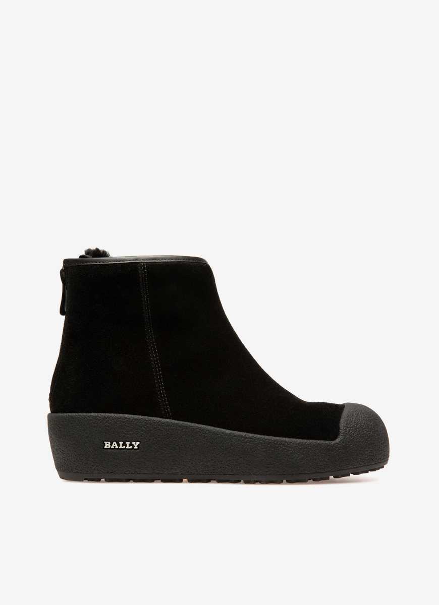 Bally Guard Ii Leather Snow Boots Black | OYJES5498