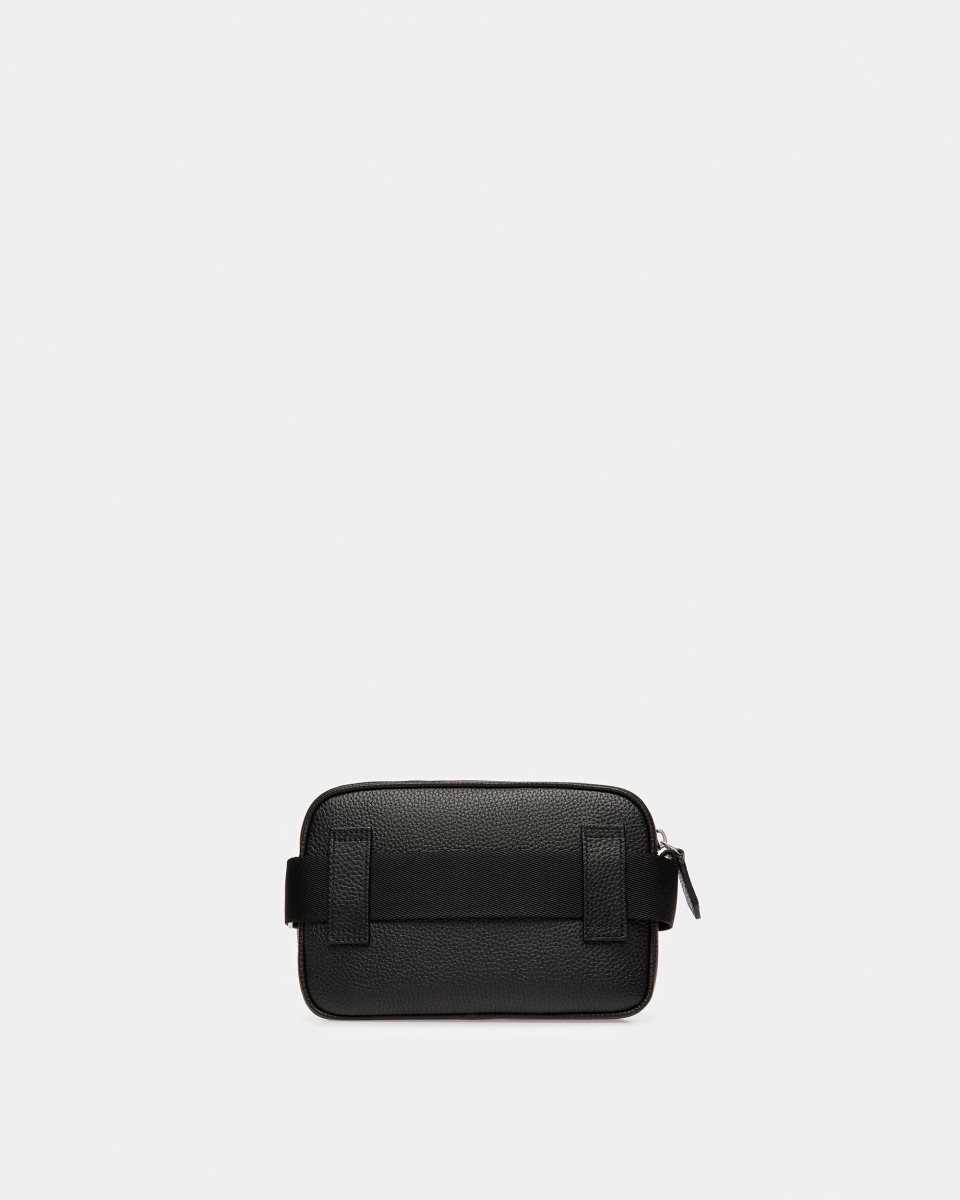 Bally Hal Leather Cross-Body Bag Black | NZDCV5016