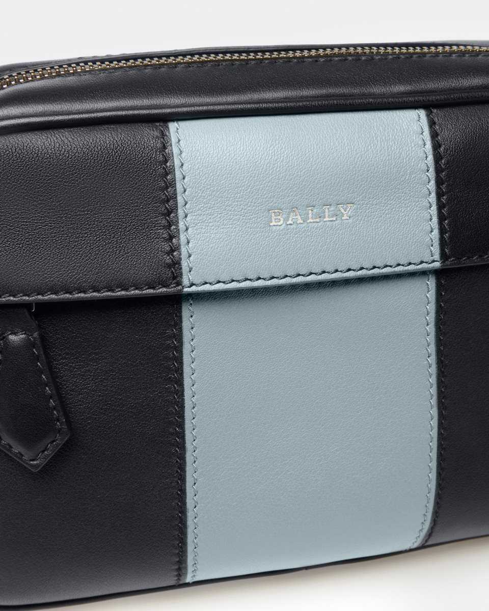 Bally Hal Leather Crossbody Blue | RWGXZ9173