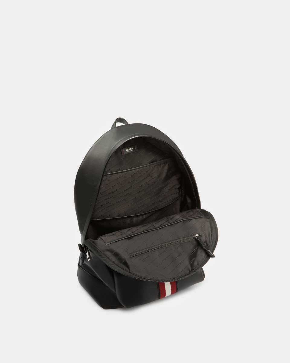 Bally Harper Leather Backpack Black | DSIWJ7296