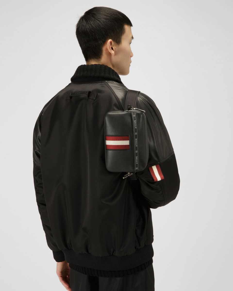 Bally Harper Leather Backpack Black | SLTAC5043