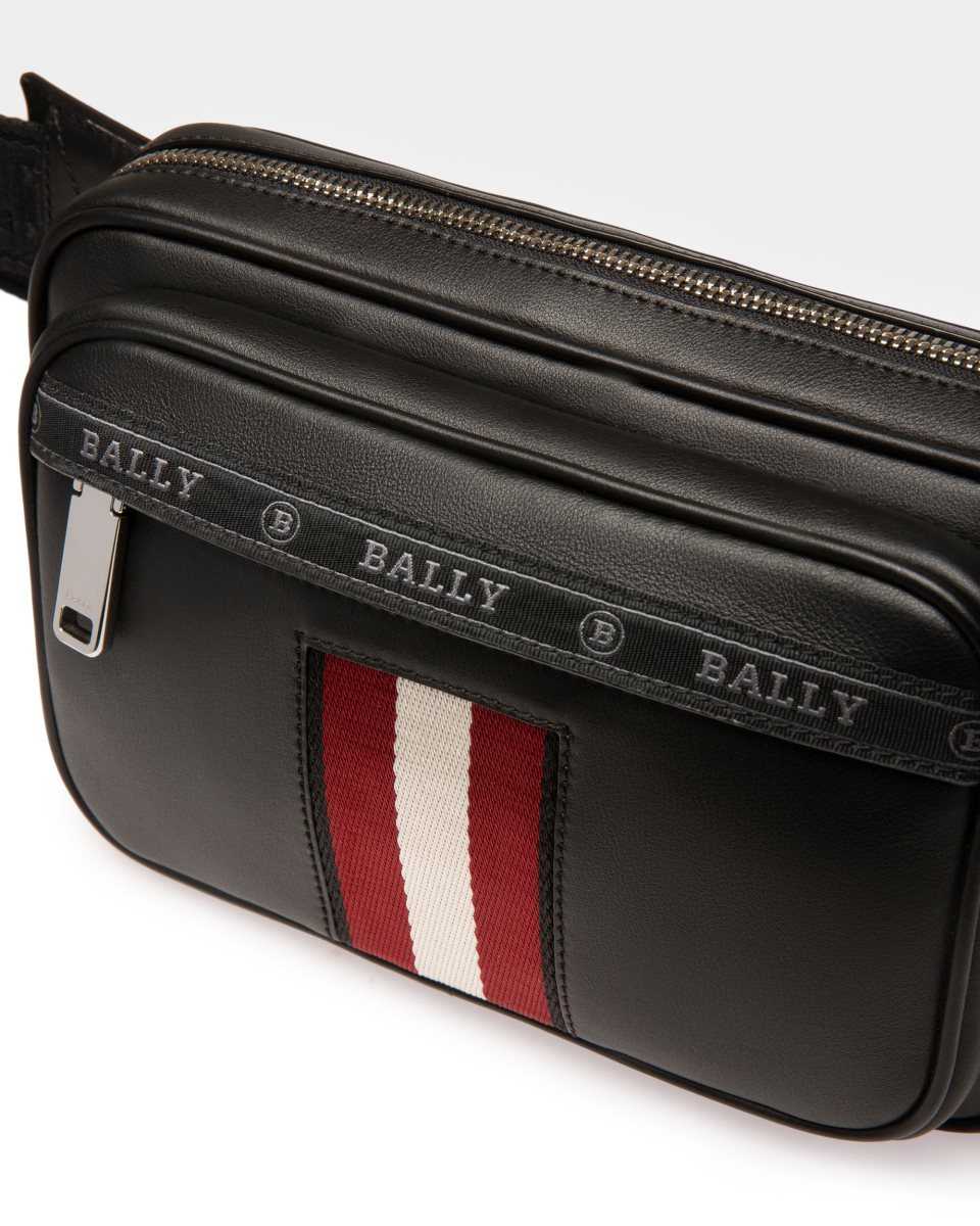 Bally Hilbert Leather Bum Bag Black | HGWOR4130