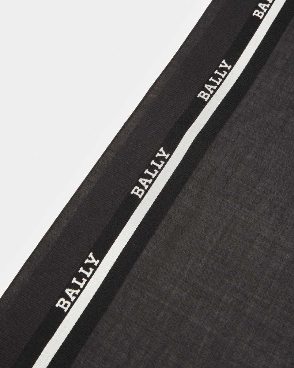 Bally Jacquard Scarf Black | QCLVN2869