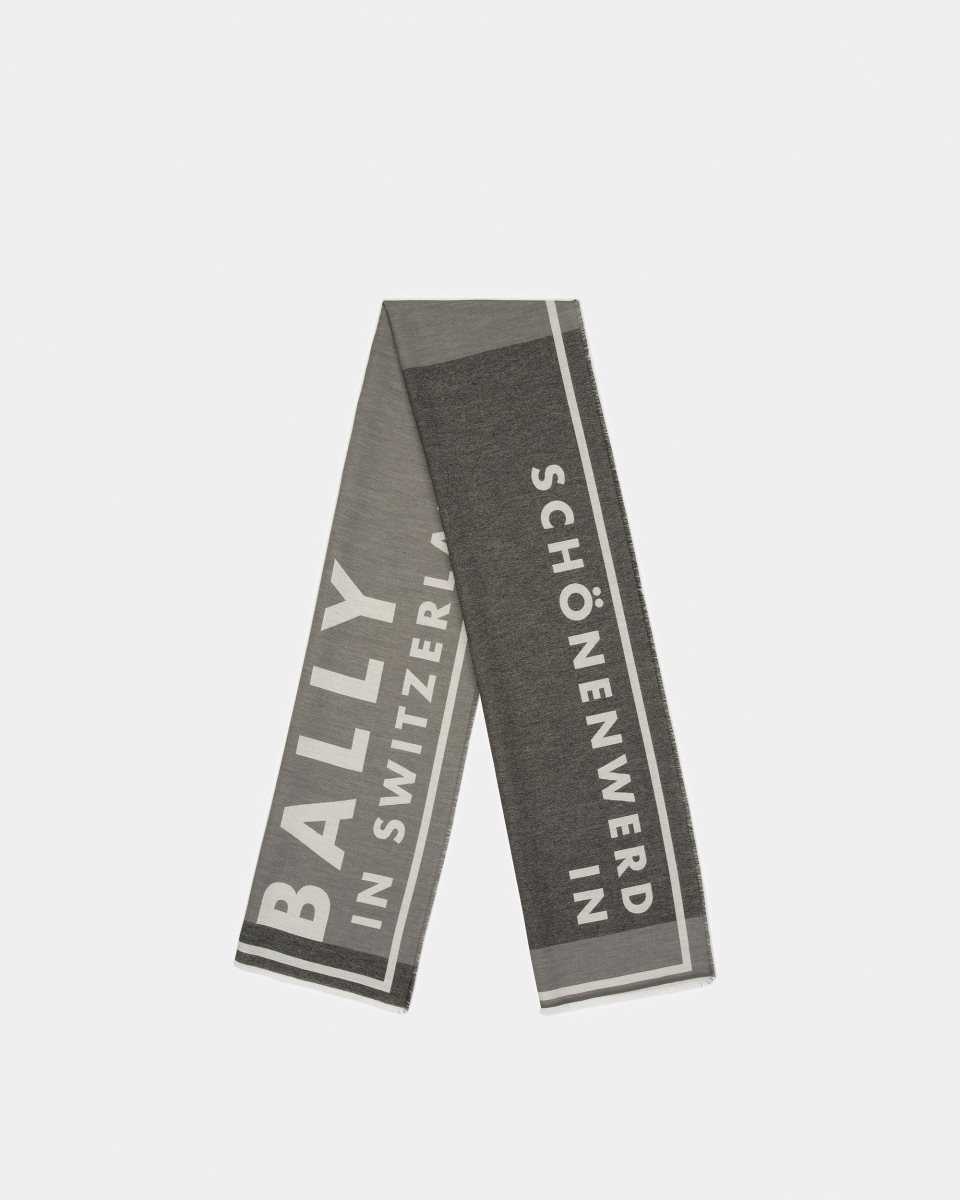 Bally Jacquard Scarf Black | QCLVN2869