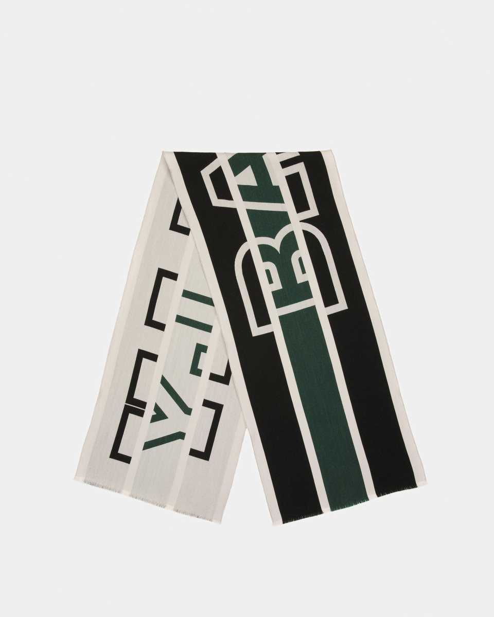 Bally Jacquard Scarf Green | MHQCN8521