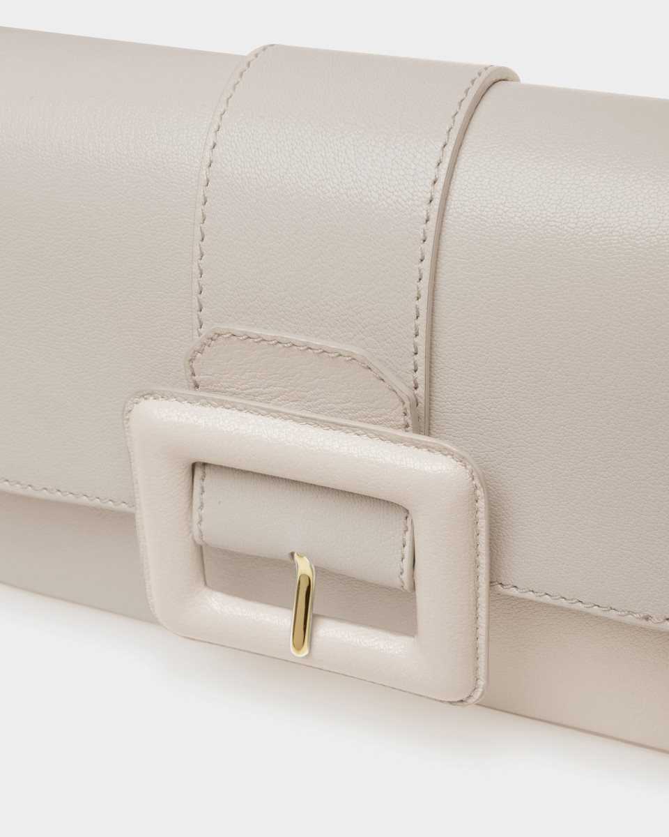 Bally Jadha Leather Shoulder Bag White | KEHCZ7056