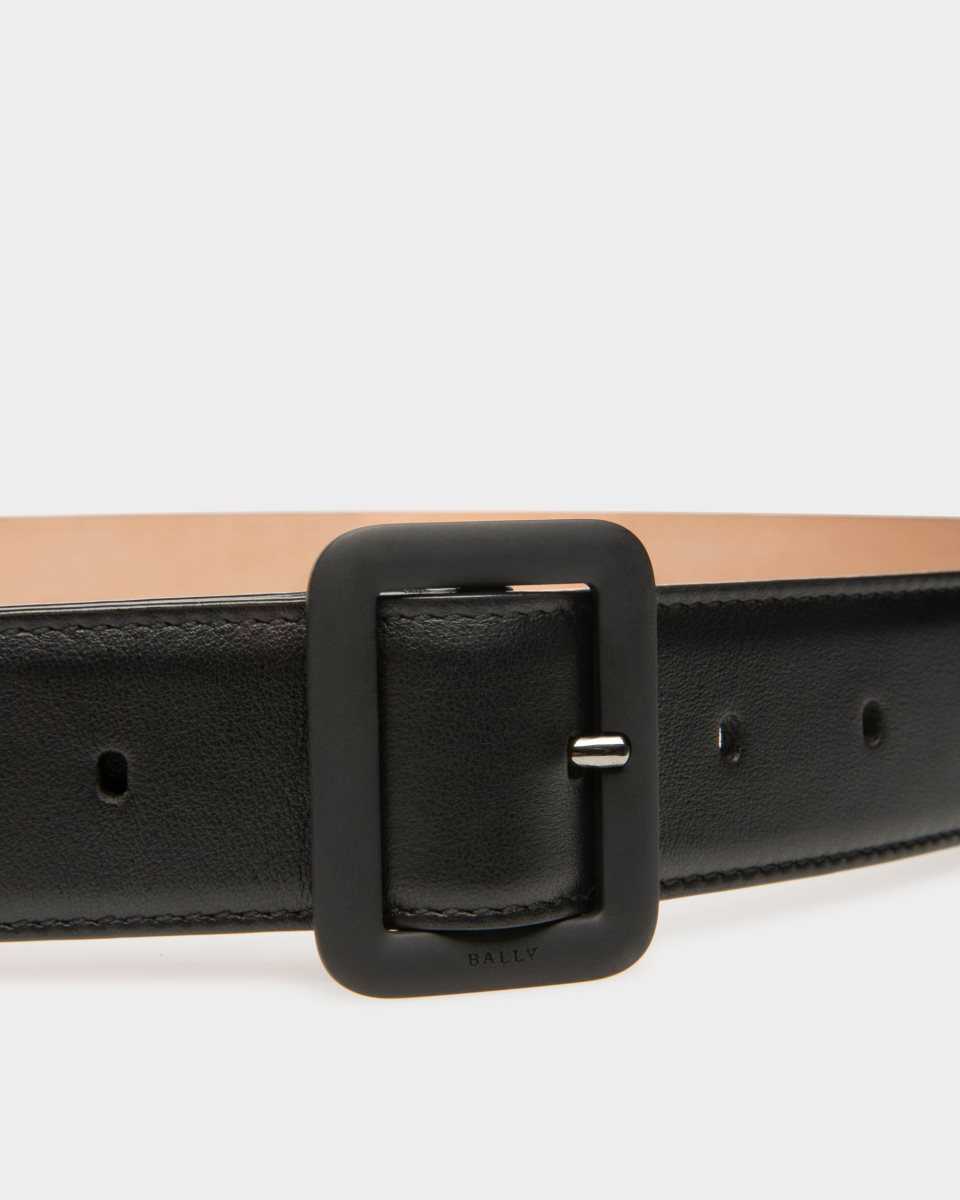 Bally Janelle Leather 35mm Belt Black | GKRPL9652