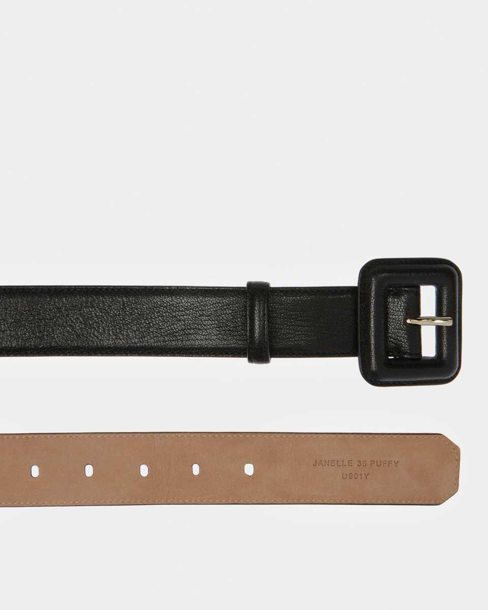 Bally Janelle Leather Belt Black | JFUHK4105